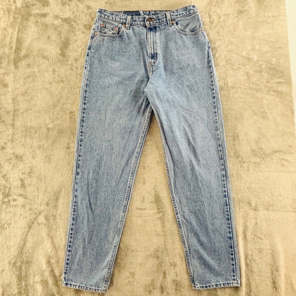 Vintage Levis 561 Loose Fit Straight Leg 14L High Waist 34" Inseam USA Made Y2K